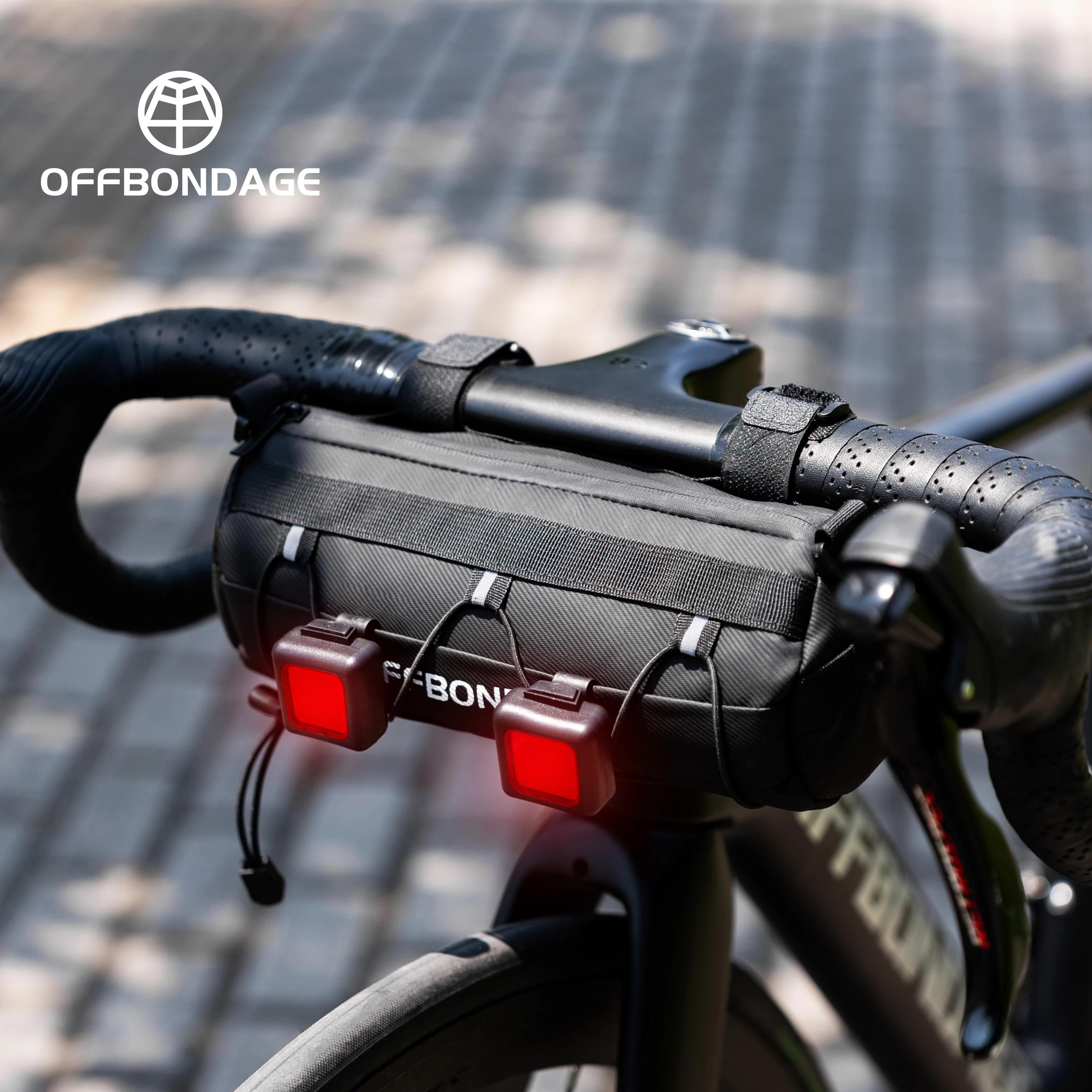 OFFBONDAGE sac de vélo Portable guidon multi-usages grande capacité sac à dos vtt route cyclisme cad