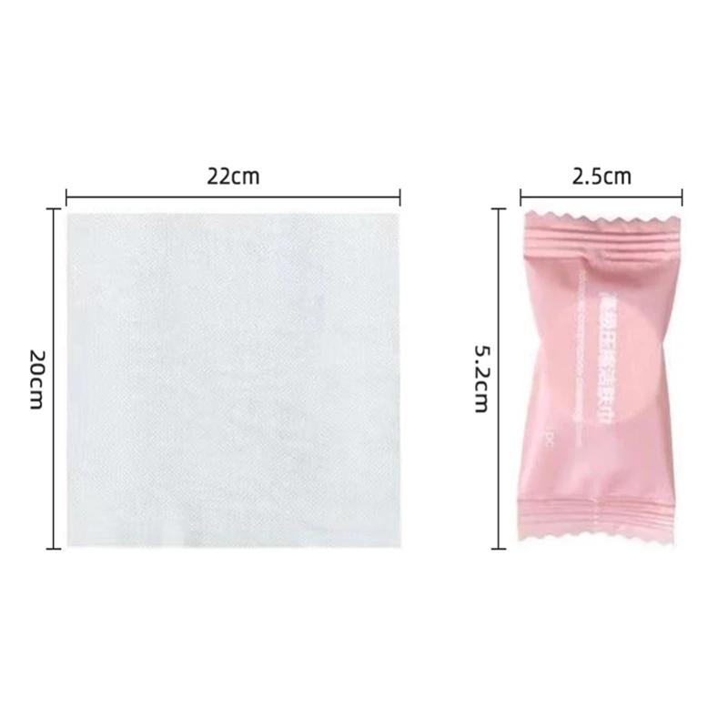 Mini serviettes compressées jetables, 20/50 pièces, Capsules, serviettes magiques, tablette de soins
