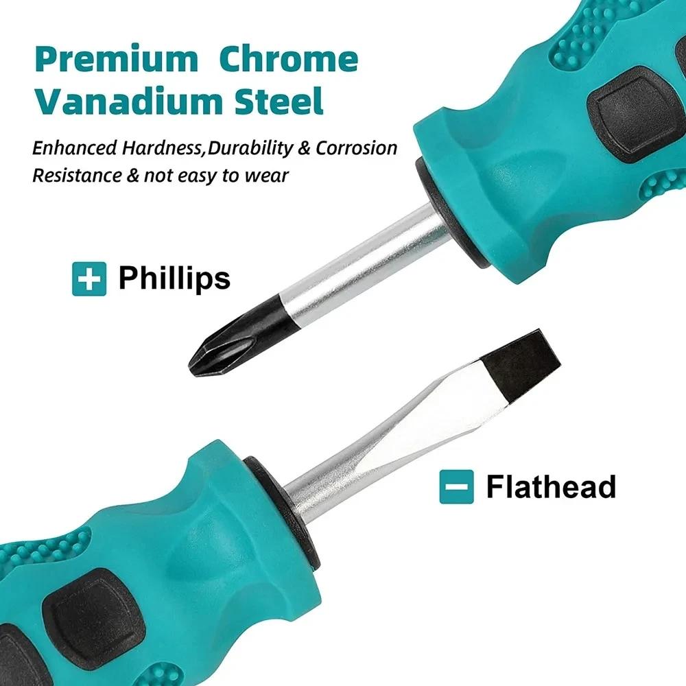 Ensemble d'outils de réparation-Kit de tournevis de précision magnétique avec Phillips et tête plate
