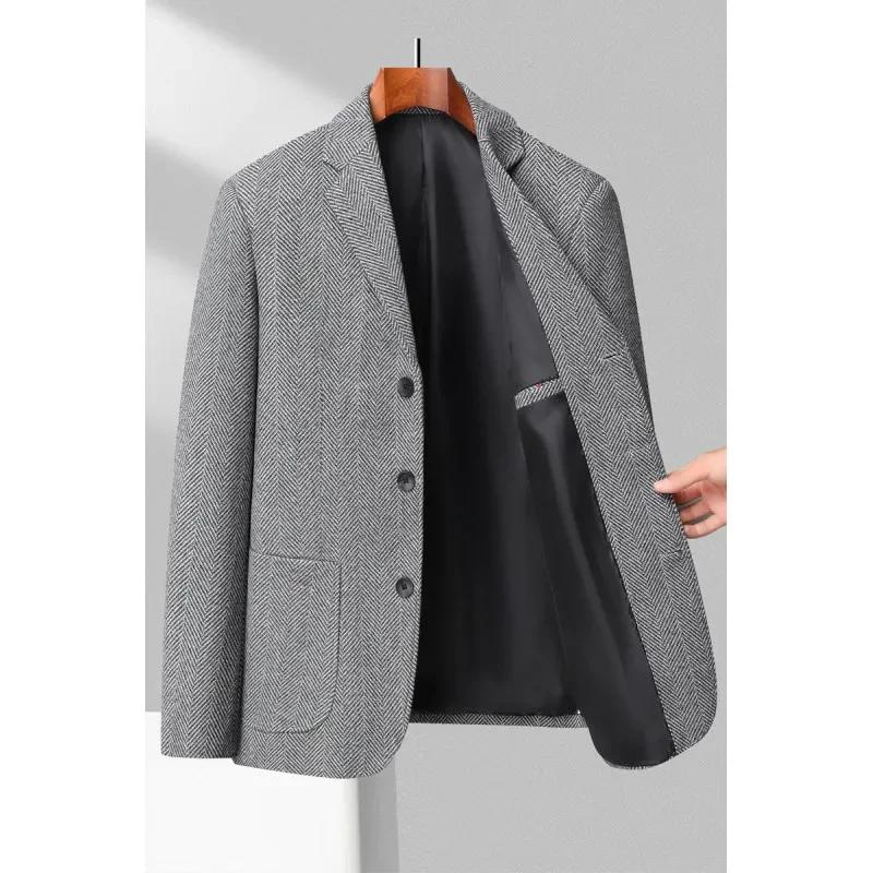 Blazer pour hommes, mode Business, beau Gentleman, Version coréenne de Style britannique, loisirs, S