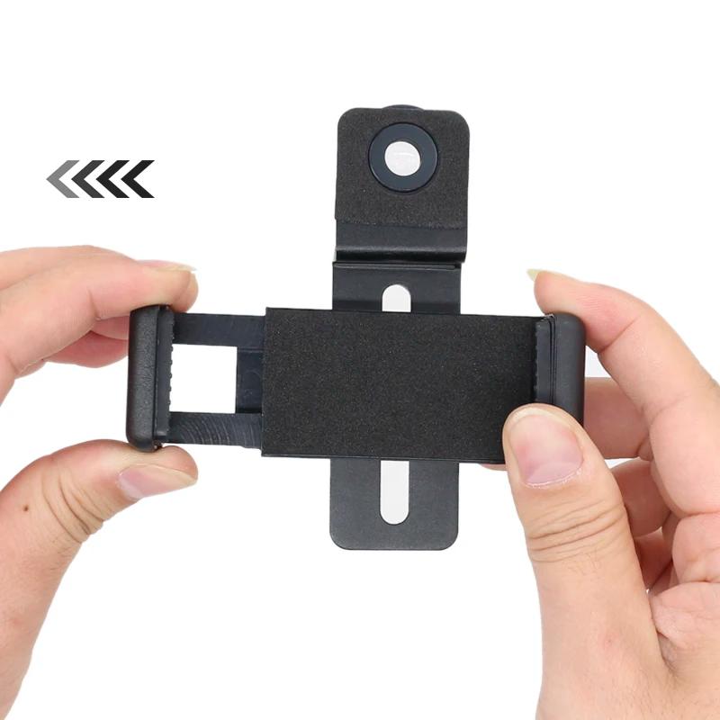 Clip de téléphone pour Microscope avec objectif oculaire 12.5X, adaptateur de montage de téléphone p