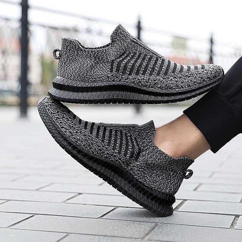 Chaussures pour hommes respirant hommes baskets chaussures de course confortables Tenis en plein air