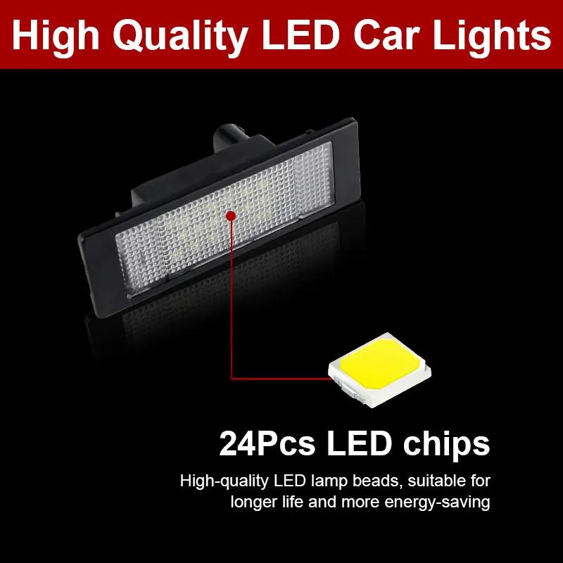 Feu de plaque d'immatriculation Led pour voiture, 2 pièces, Canbus sans erreur, pour BMW Mini Cooper