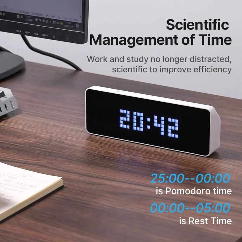 Ulanzi TC001 horloge de pixels intelligente abonnés Youtube affichage de messages pixélisés simultan