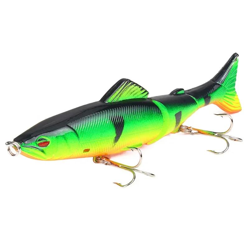 1 Pc appât commun nageur Wobbler leurre de pêche 13 cm 18g appât dur artificiel vairon manivelle pou