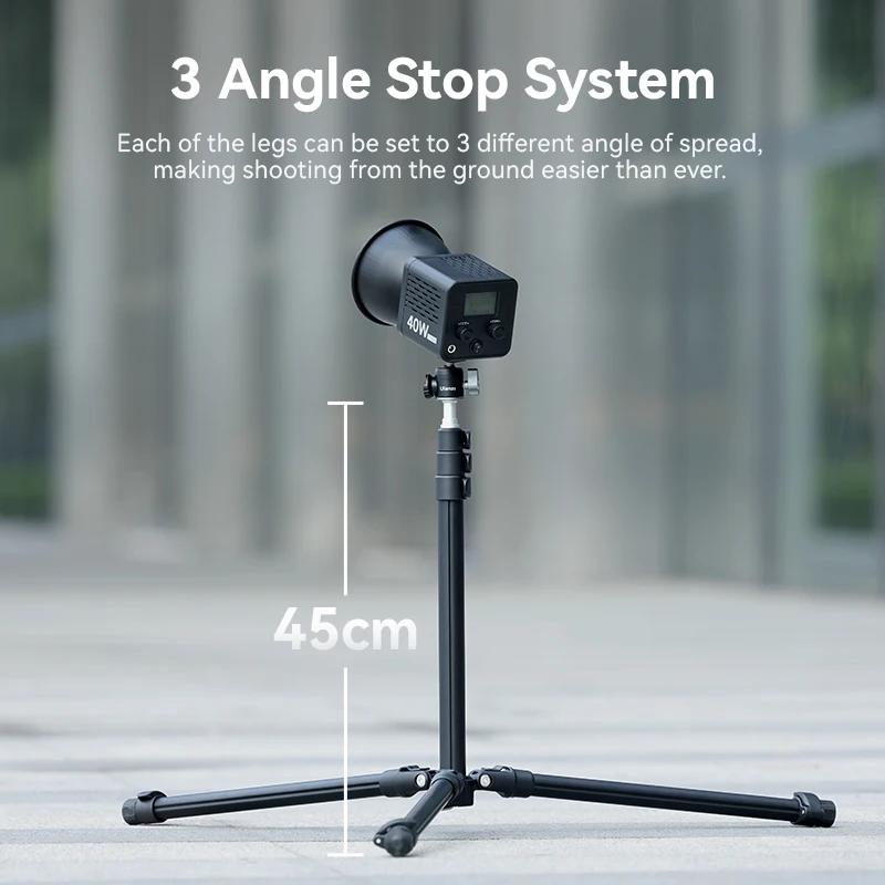 Ulanzi TT43 1.9M support de lumière en alliage d'aluminium trépied de support de lumière de jambe ré