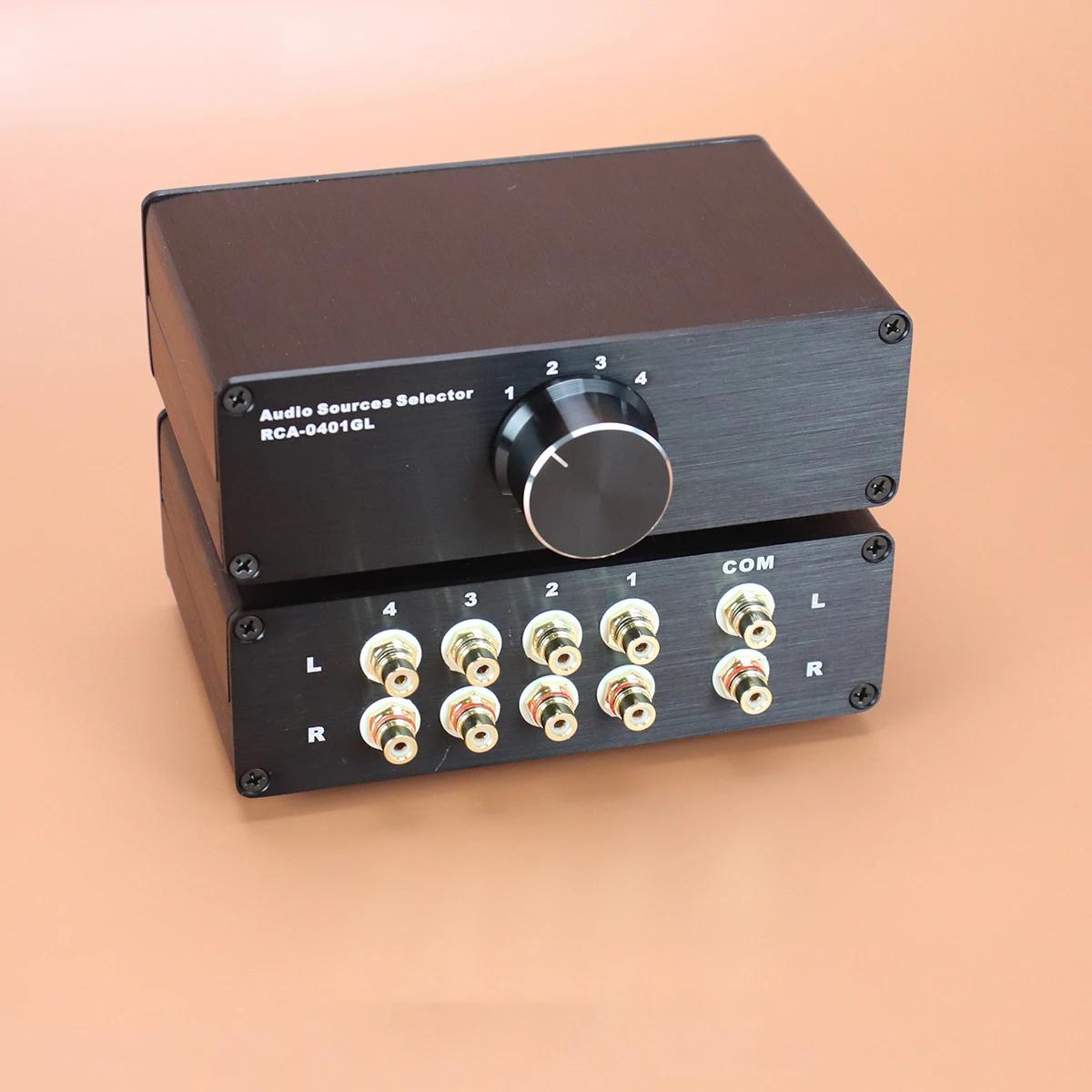 Sélecteur de Signal Audio stéréo double canal, commutateur RCA, amplificateur de Source, changeur de