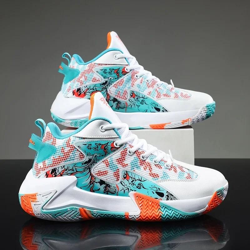 Hommes chaussures de basket-ball chaussures de sport légères formateur femmes unisexe respirant athl