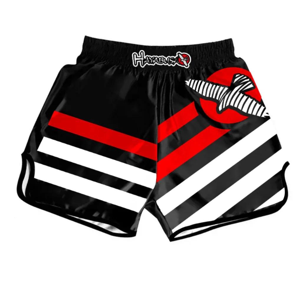 Short d'entraînement de boxe respirant combat boxe combat Sanda salle d'arts martiaux Muay MMA Thai