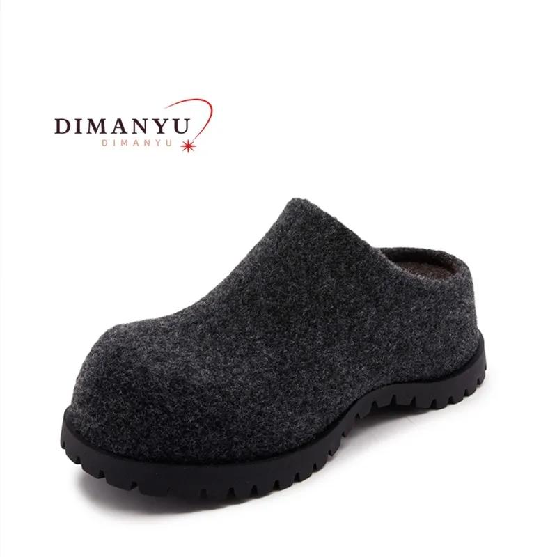 Chaussons d'extérieur pour femmes automne-hiver 2026, nouvelles pantoufles compensées à plateforme,