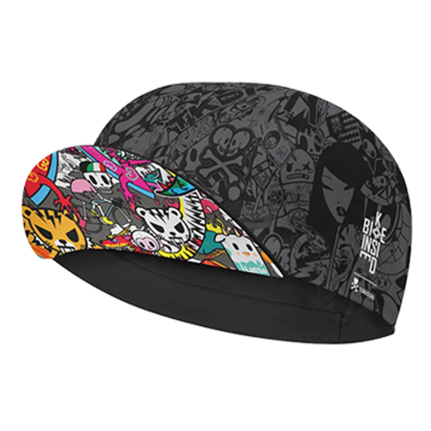 SweetMatt classique rétro bière café crème glacée dessin animé Polyester casquettes de cyclisme vélo