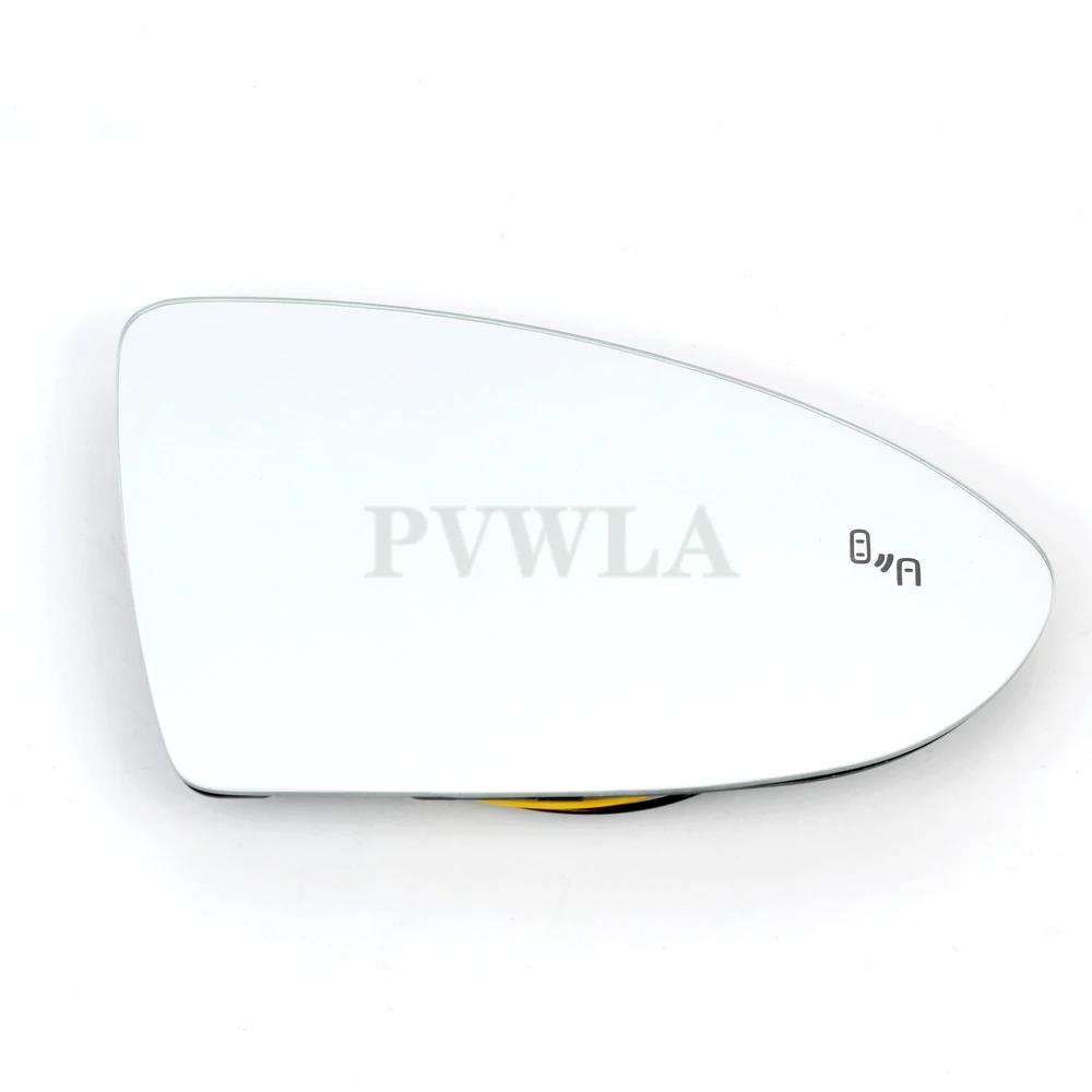 Rétroviseur latéral en verre pour porte avant, angle mort chauffé, pour VW Golf 7 7.5 2013 2014 2015