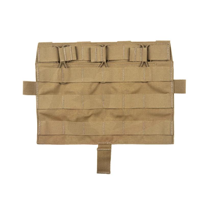 Dulfigured-Poudres de panneau MOLLE TRI pour AVS JPC2.0, panneau avant amovible, triple chargeur, po