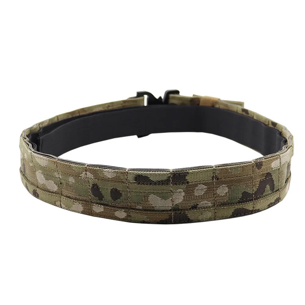 Vcorde bagRonin-Ceinture Molle Double Couche pour Homme, Ceinture DulBelt, Boucle D.lique à Dégageme