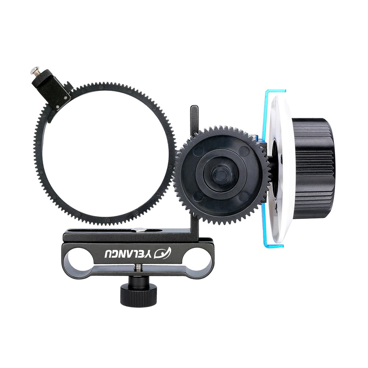 YELANGU Portable Mini Follow Focus mise au point rapide contrôle d'objectif sans fil pour appareil p