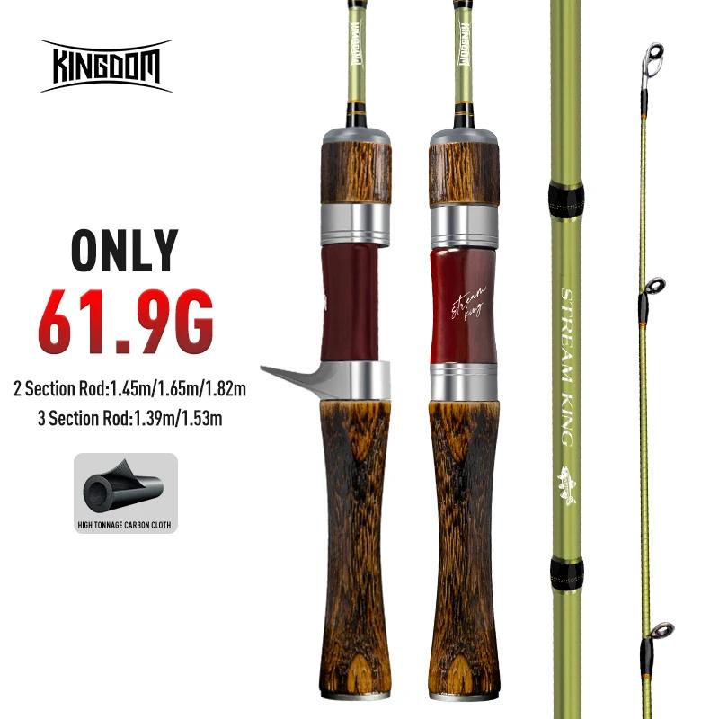 Canne à pêche Kingdom STREAM KING Ultralight 62g Spinning Casting 1.45 1.65 1.39 1.53m UL Baitcastin