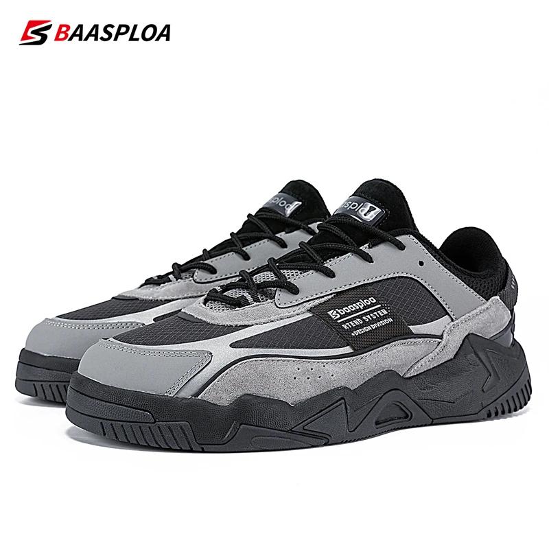 Baasploa-Chaussures décontractées pour hommes, baskets de marche imperméables, chaussures de tennis