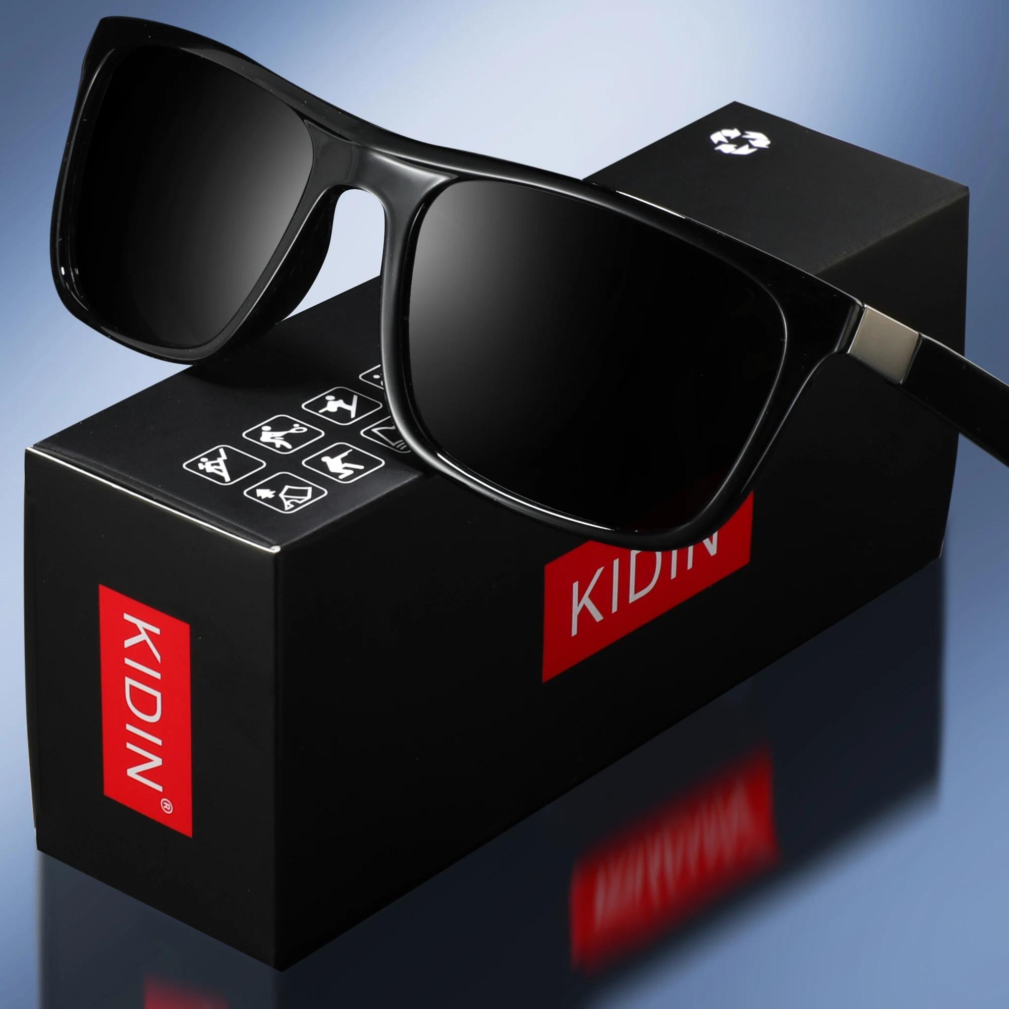 Lunettes de soleil polarisées vintage carrées pour hommes et femmes, idéales pour la conduite, la pê