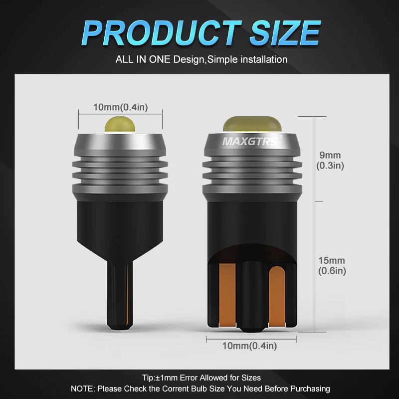 Ampoule de plaque d'immatriculation Canbus W5W, 2x19 194 168 T10 LED 3570S, marqueur latéral de voit