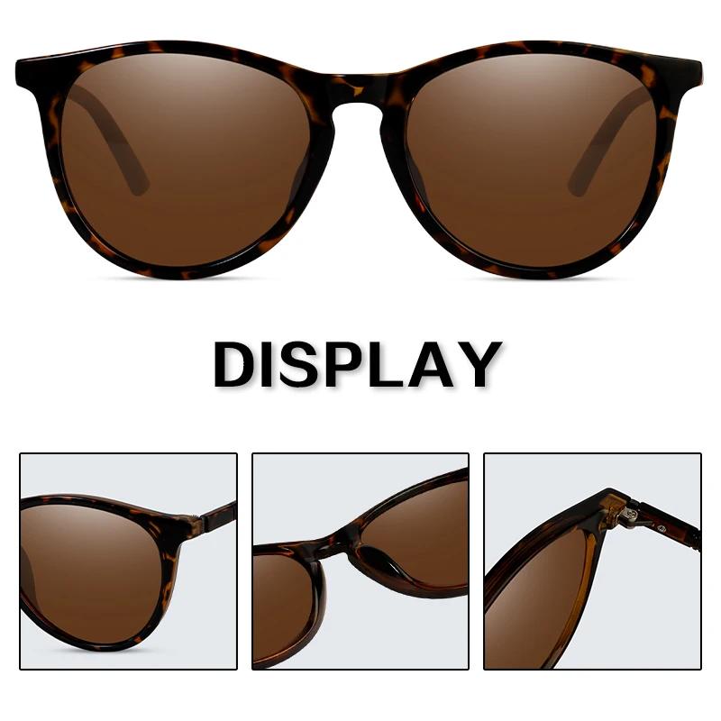 Lunettes de soleil polarisées à la mode pour femmes, monture Design de marque, lunettes de soleil à