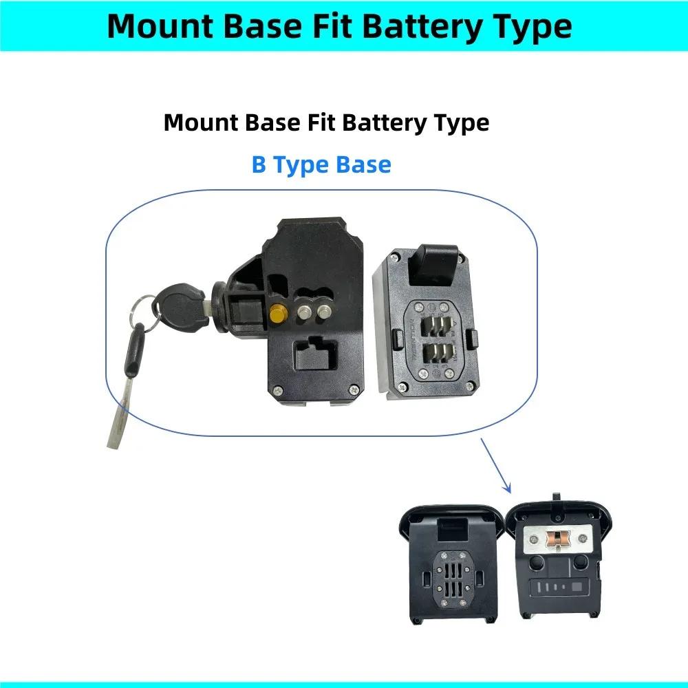 Reention – support de batterie pour vélo électrique, Base de montage, Rhino 21700 18650, Dengfu E55,