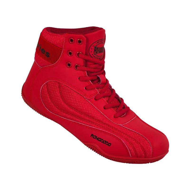 Nouvelles chaussures de boxe entraînement au Combat Arts martiaux exercice de Fitness chaussures San