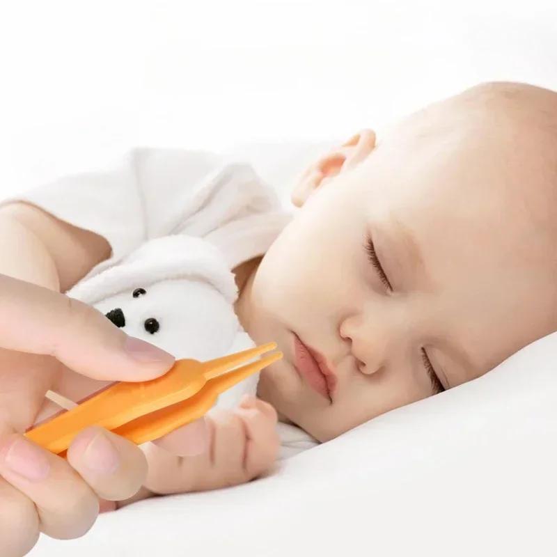 Pincettes en plastique pour bébé, outil de nettoyage du nez, pincettes de sécurité pour enfants, pin