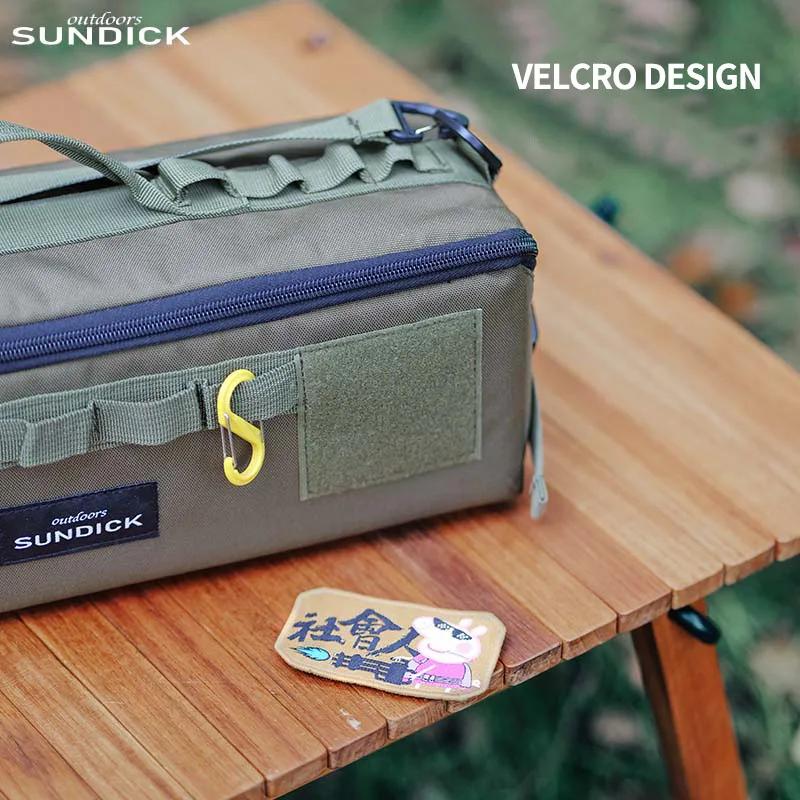 Sac de rangement d'outils en option, 3 couleurs, sac de rangement d'outils de camping ouvert, 1 pièc