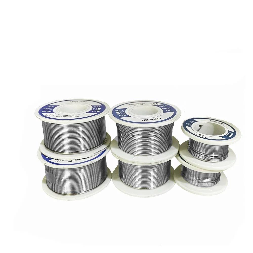 Rouleau de fil à souder à noyau de colophane, soudure 18/fil, 18/fonte, sans nettoyage, 0.8mm, 1.0mm