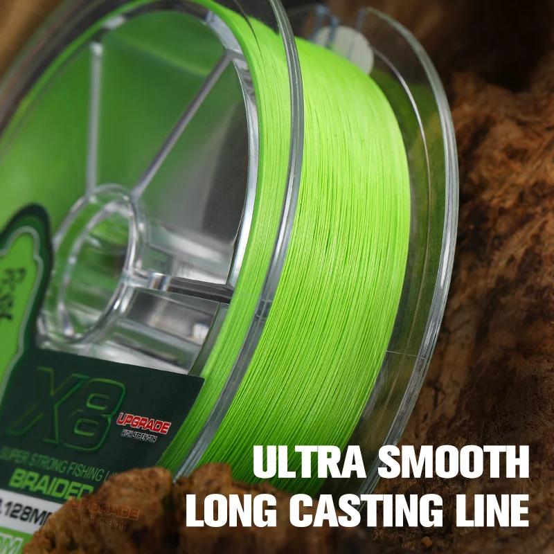 TSURINOYA 300M 150M 100M 8 tissages PE ligne de pêche H8 coulée Ultra-longue 8 brins tressé ligne Mu