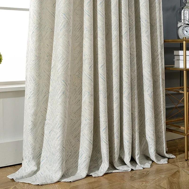 Rideaux en Chenille modernes minimalistes nordiques personnalisés, pour chambre à coucher, salon, om