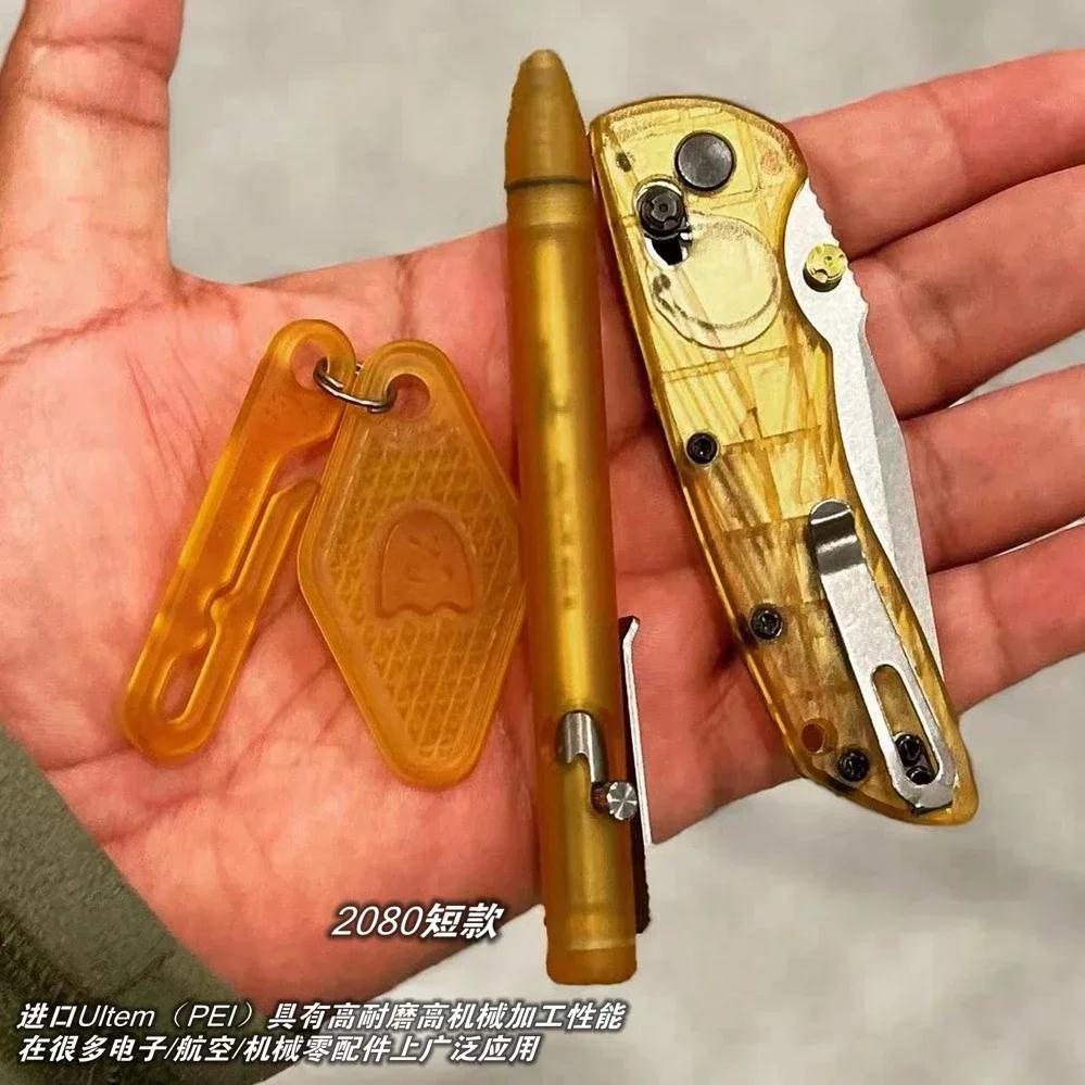 EDC – stylo de Signature en alliage de titane et PEI importé, outils d'extérieur portables multifonc
