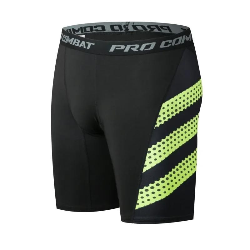 Short de compression basket-ball hommes - Pantalon entraînement fitness football yoga haute élasticité