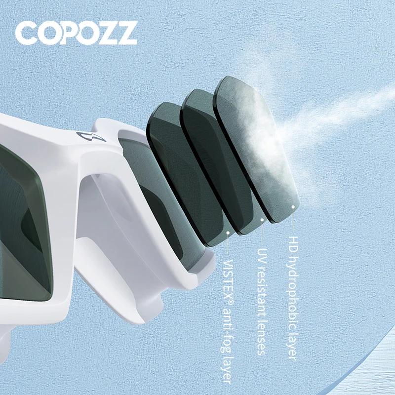 VISaler- Lunettes de natation professionnelles importées, anti-buée, étanches, protection UV, gel de