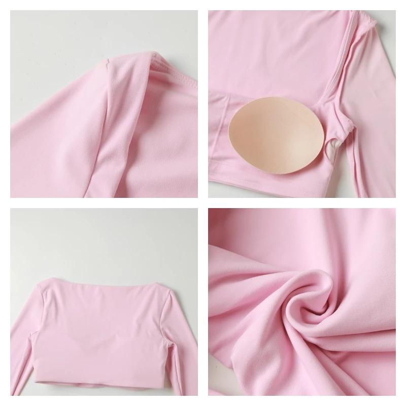 Hearuisavy – Haut de sport pour femme à séchage rapide, col carré, pour la gym, le fitness, le yoga,