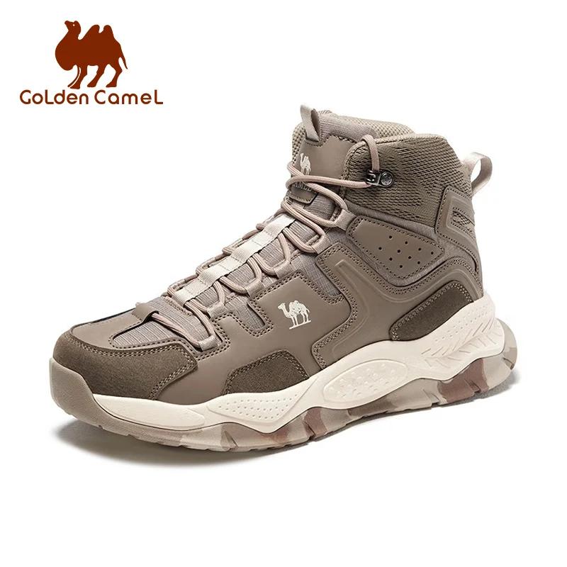 Chaussures de randonnée imperméables homme Golden Camel 2023 - Bottes montantes antidérapantes pour entraînement sportif