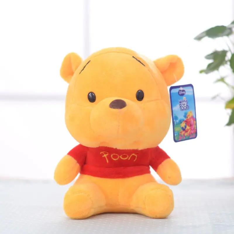Dessin animé en peluche broche Winnie l'ourson Mickey Minnie tigrou cochon court peluche poupée poup
