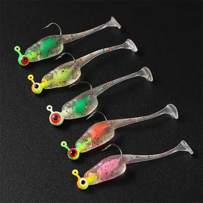 Leurre de pêche en silicone souple pour poisson roche de mer, appât artificiel, wobblers, équipement