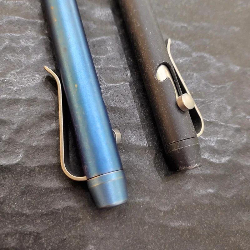EDC-Stylo en alliage de titane, multifonctionnel, portable, avec écriture professionnelle, outils d'