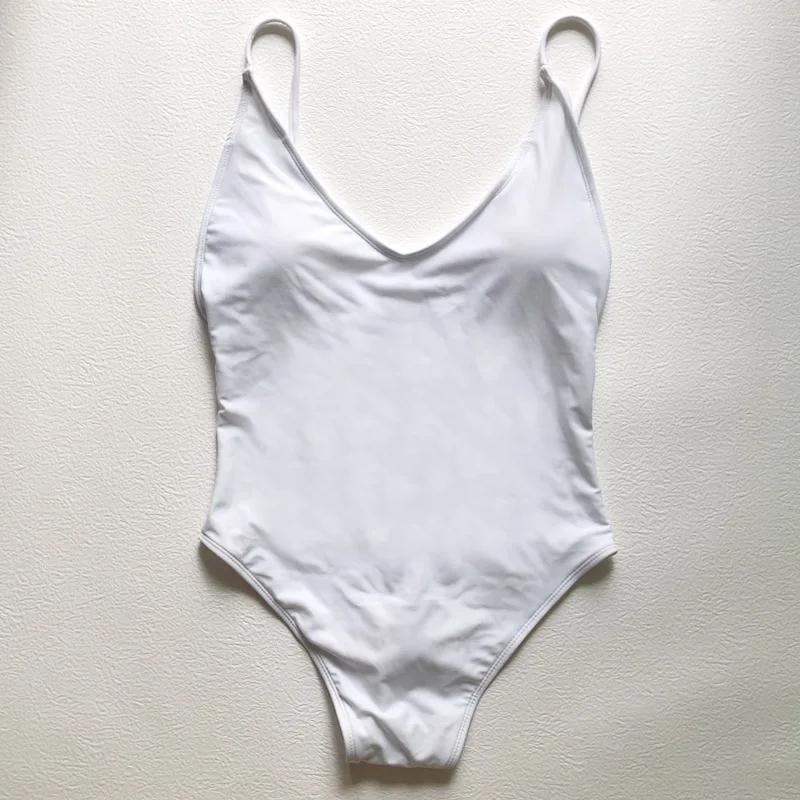 Sexy rembourré solide maillot de bain femmes une pièce maillot de bain 2025 nouveaux Bikinis maillot