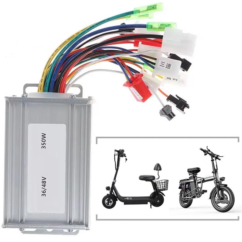 Accessoires de vélo électrique 36V/48V, contrôleur de moteur à courant continu sans balais 350W pour