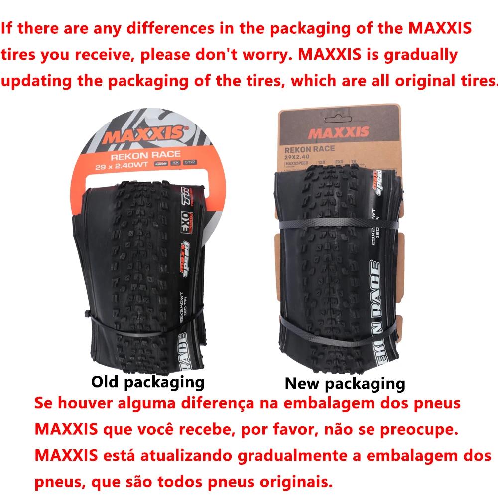 MAXXIS REKON RACE(M355RU) pneu 27.5/29x2.0/2.25/2.35/2.4WT/2.4 pneu pliant de vélo Anti-crevaison po