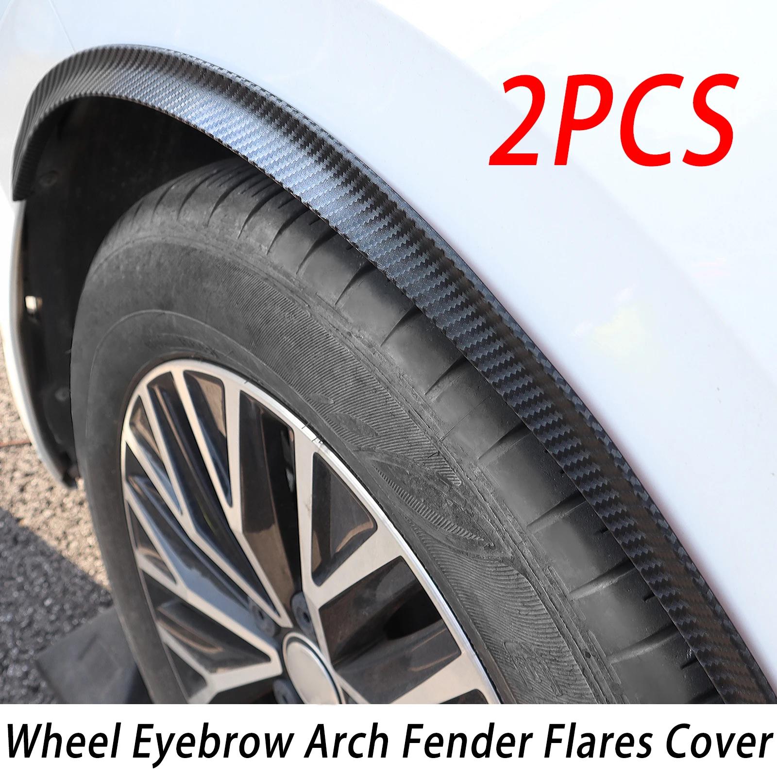 Garde-boue arc de voiture 2 pièces, Extension évasée, protecteur de lèvre anti-rayures, roue à bande