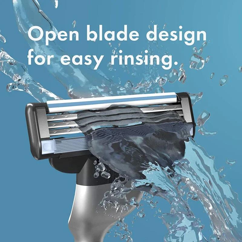 Gillette Mach 3 recharges de tête de rasoir cartouches avec bandes lubrifiées 3 couches lames de ras