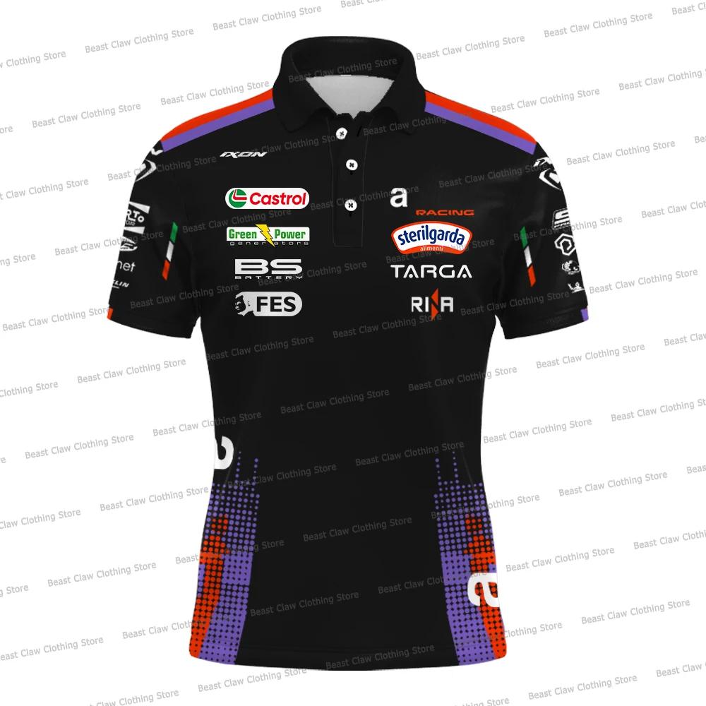 Nouveau Polo de l'équipe de course Marco Bezzecchi 72 2026, T-shirt de pilote Martin 89 à séchage ra