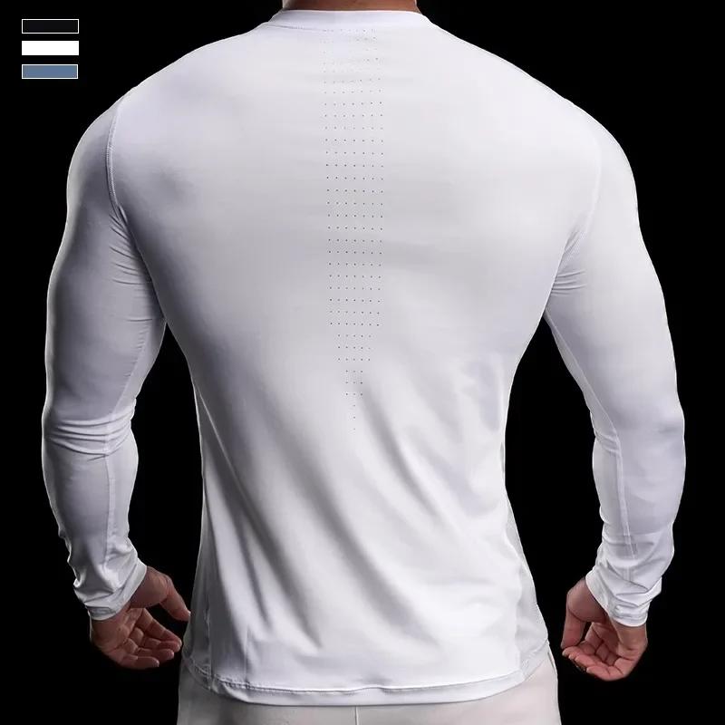 Collants de sport à manches longues pour la course à pied et l'entraînement, vêtements de fitness d'