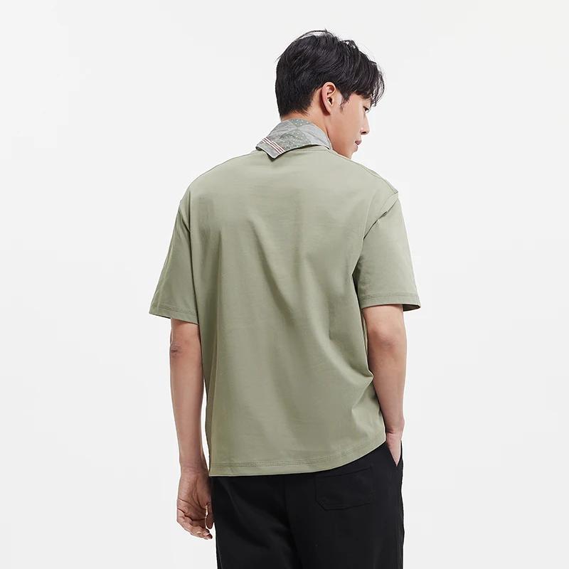 SEMIR-T-Shirt à Manches Courtes pour Homme, Haut Polyvalent à Col Rond, Couche de Base Solide, Nouve