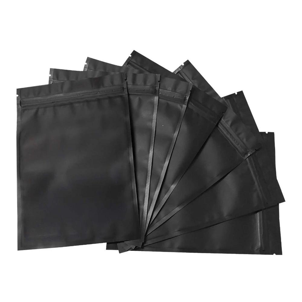 Sac refermable à fermeture éclair pour poudre d'herbes de café, pochettes plates anti-odeur, petits