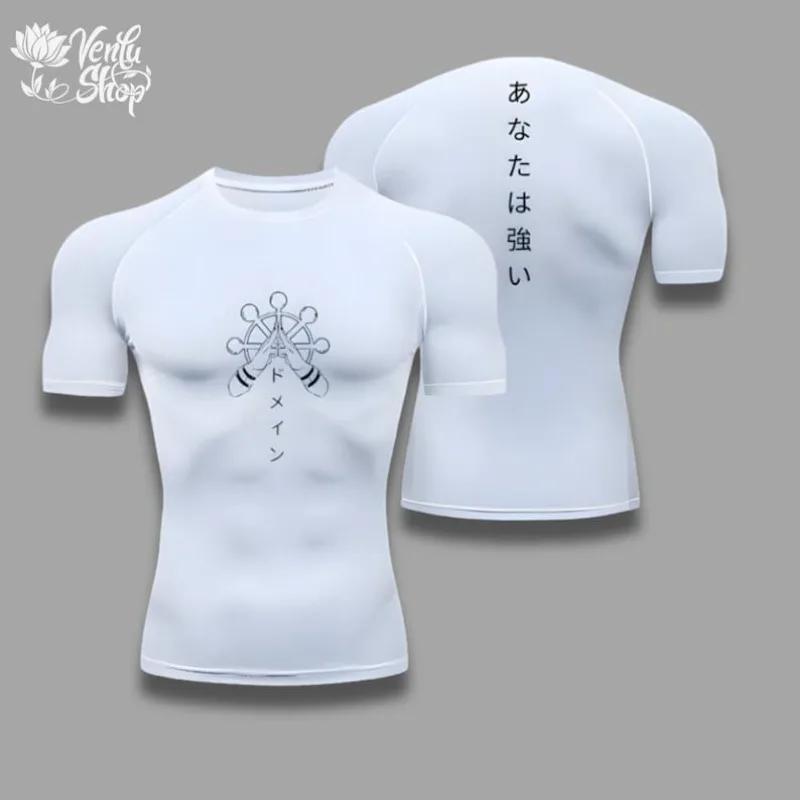 Chemise de compression | Anime, Jujutsu Kaisen, vêtements de gymnastique, gym, compresses, chemise