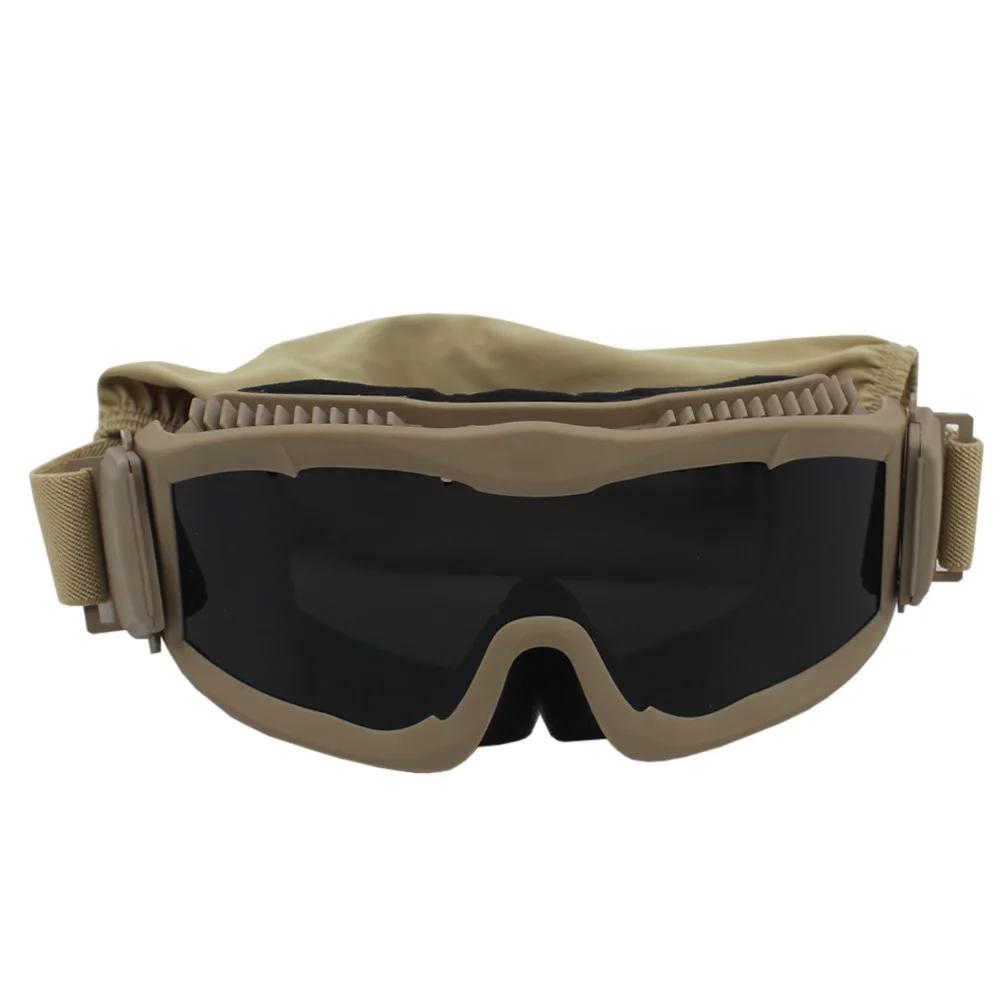 VULPO lunettes tactiques Airsoft Paintball lunettes de tir coupe-vent Anti-buée lunettes randonnée a